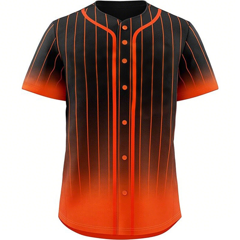 Unisex Vintage Stitched Breathable Outdoor Baseball Jersey