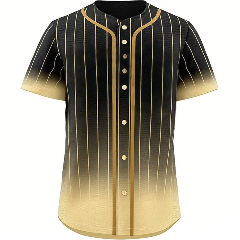 Unisex Vintage Stitched Breathable Outdoor Baseball Jersey