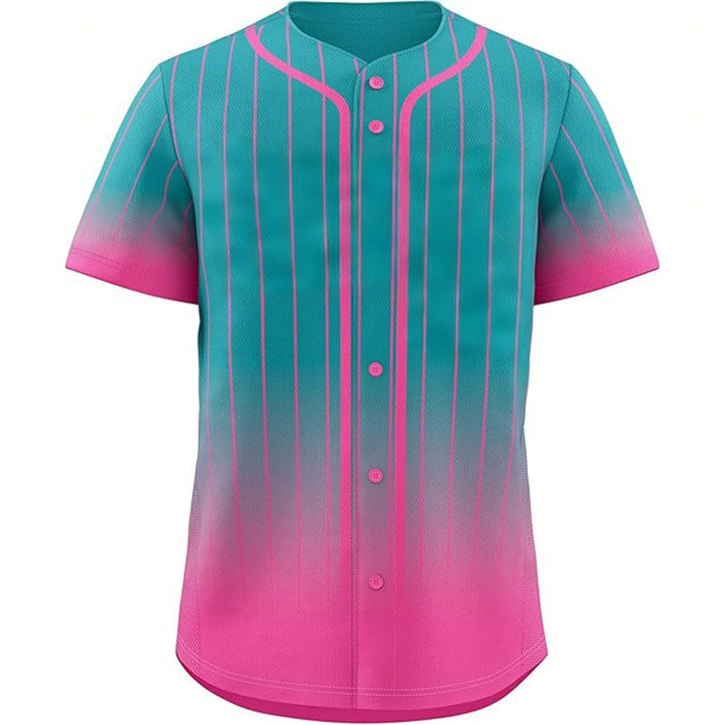Unisex Vintage Stitched Breathable Outdoor Baseball Jersey